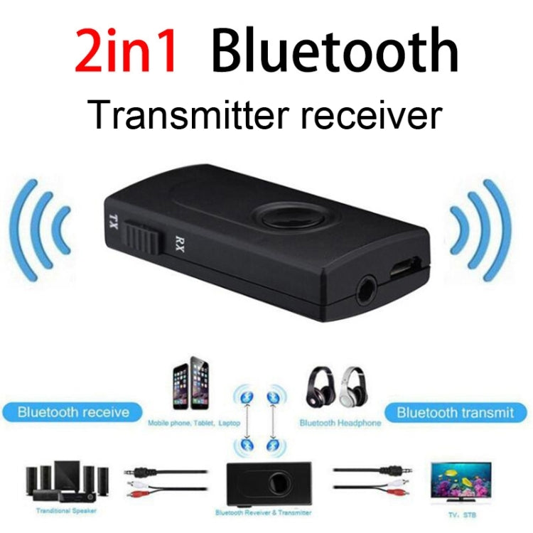 A117 Bluetooth Transmitter Receiver 2 In 1 Wireless Audio Converter - Audio Receiver Transmitter by PMC Jewellery | Online Shopping South Africa | PMC Jewellery