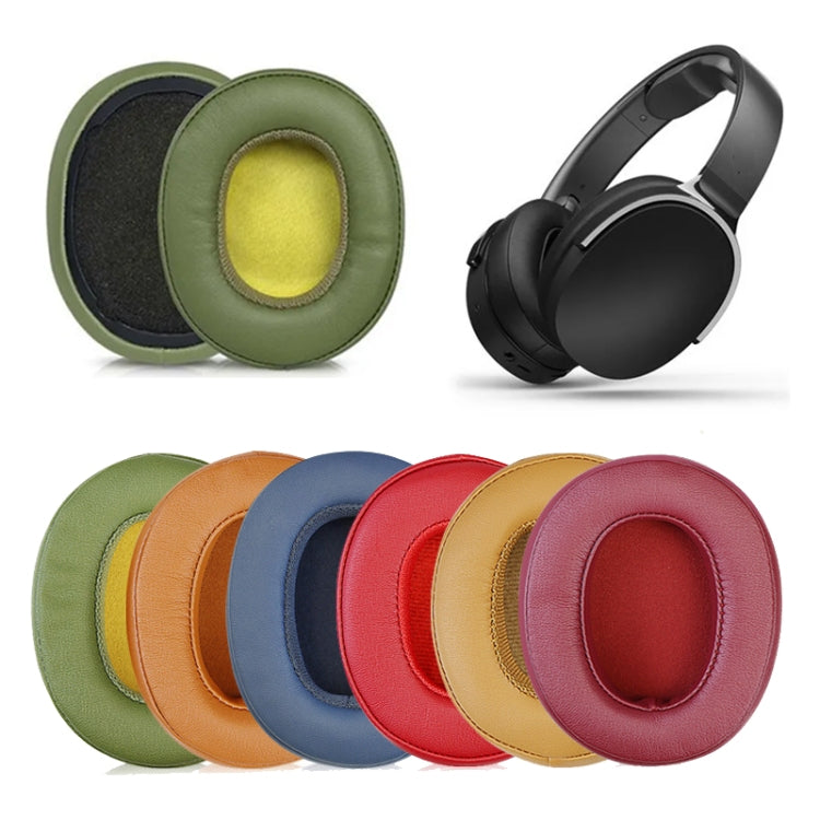 For Skullcandy Crusher 3.0 Wireless/ Crusher Evo /Crusher ANC/ Hesh 3 /VENUE  Headphone 2pcs Ear Pads(Beige Yellow Bottom) - Earmuff & Pad by PMC Jewellery | Online Shopping South Africa | PMC Jewellery