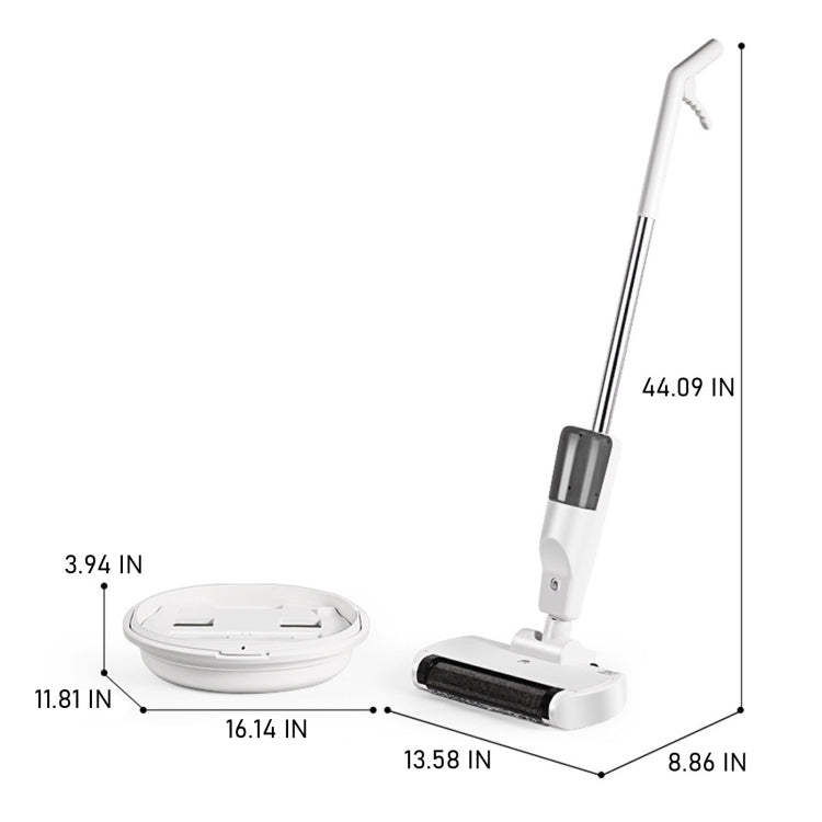 XM001 Smart Wireless Electric Vacuum Cleaner Sweeping and Mopping Integrated Floor Washer, Spec: 3800pa White - Handheld Cleaner & Mops by PMC Jewellery | Online Shopping South Africa | PMC Jewellery | Buy Now Pay Later Mobicred