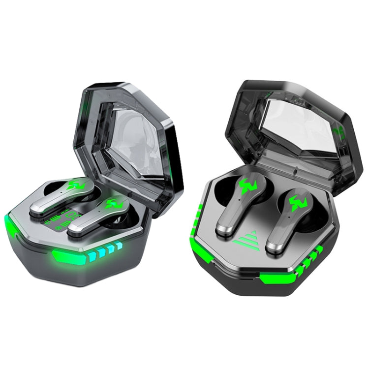 N35 TWS Colorful Light In-Ear Low Latency Wireless Bluetooth Game Earphones, Style: Digital Display - TWS Earphone by PMC TechLife | Online Shopping South Africa | PMC TechLife