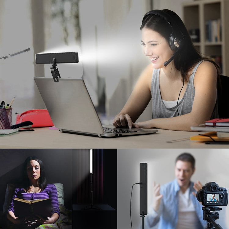 APEXEL APL-FL06 Portable Square Strip Live Video Conferencing Fill Light - free shipping - PMC TechLife - Order now!