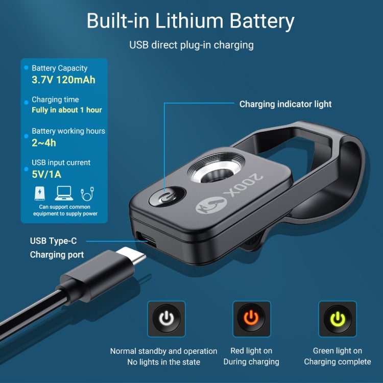 APEXEL APL-MS002CWH 200x High-Definition Children Science Education Microphone Lens With CPL(Black) - free shipping - PMC TechLife - Order now!