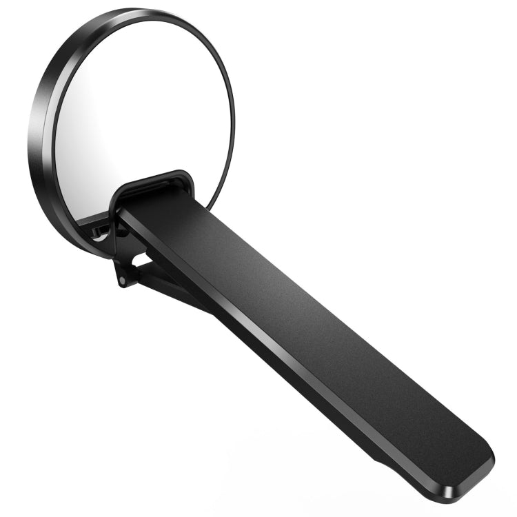 Aluminum Alloy Mobile Phone Bracket Ultra-thin Rotating Back Stick Lollipop Mirror Bracket(Black) - Desktop Holder by PMC Jewellery | Online Shopping South Africa | PMC Jewellery