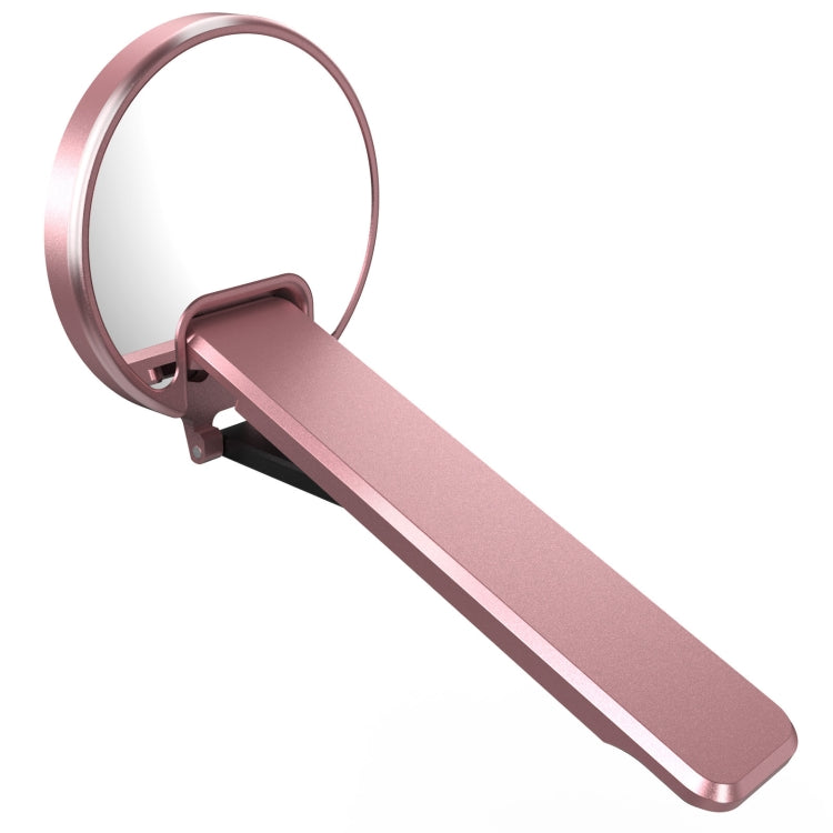 Aluminum Alloy Mobile Phone Bracket Ultra-thin Rotating Back Stick Lollipop Mirror Bracket(Pink) - Desktop Holder by PMC Jewellery | Online Shopping South Africa | PMC Jewellery