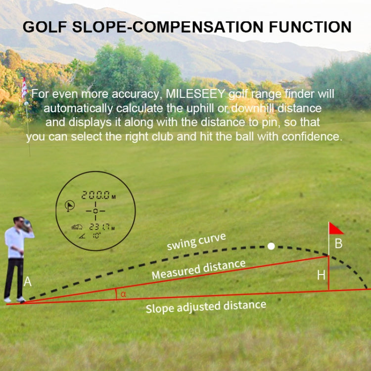 ARTBULL PF2E Golf Slope Correction Laser Rangefinder Outdoor Telescope - free shipping - PMC TechLife - Order now!