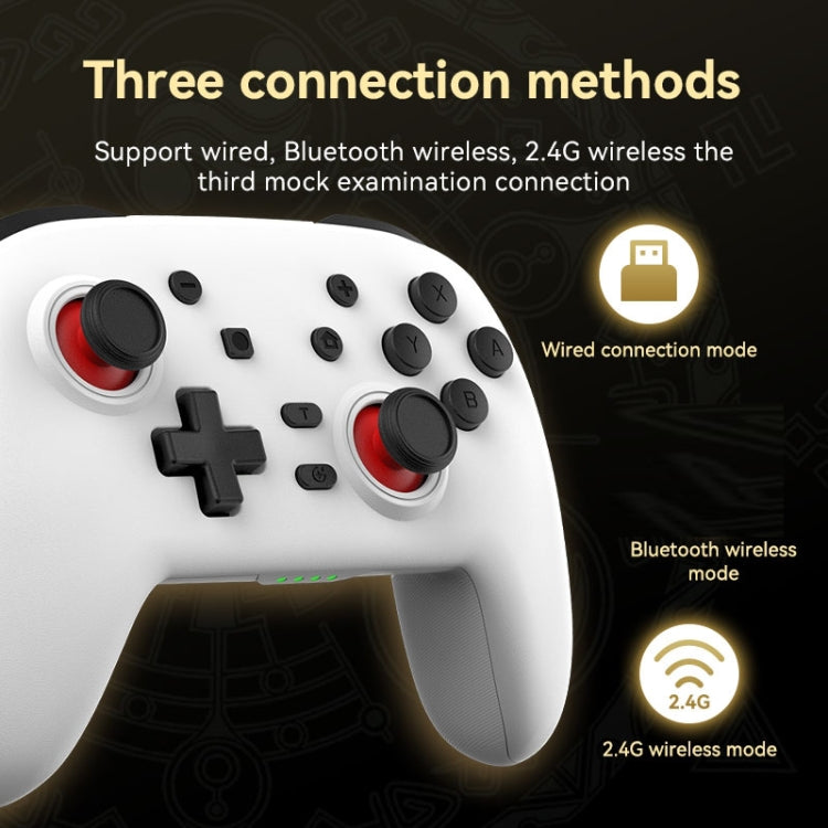 Wireless Bluetooth Somatosensory Vibration Gamepad For Nintendo Switch/Switch PRO(S07 White) - Gamepads by PMC Jewellery | Online Shopping South Africa | PMC Jewellery