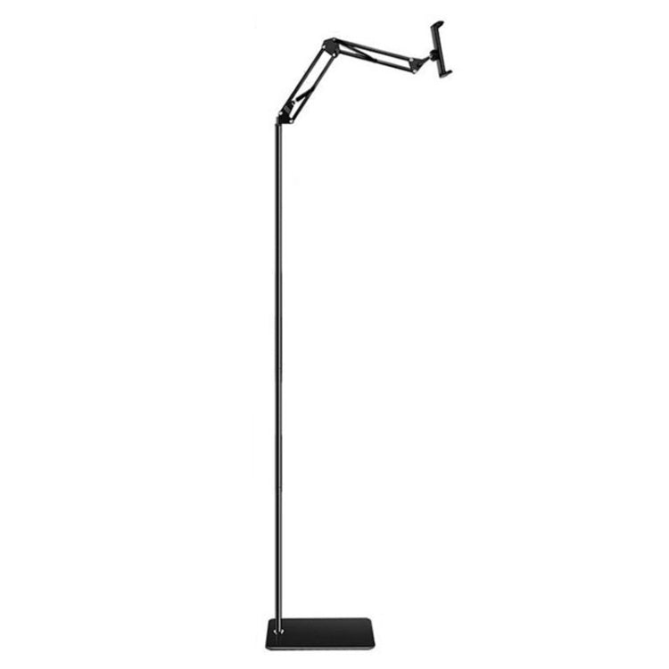 175cm Mobile Phone Tablet Live Broadcast Bedside Lifting Bracket Floor Model (Black) - Lazy Bracket by PMC Jewellery | Online Shopping South Africa | PMC Jewellery