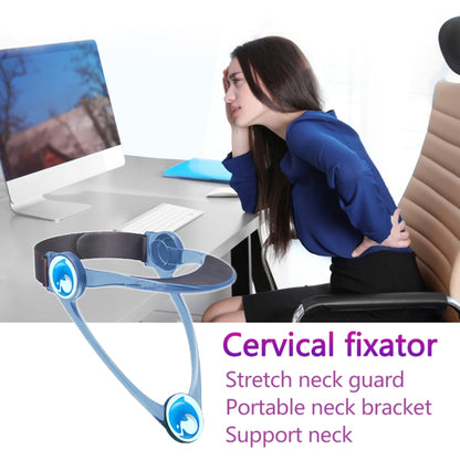 Adult Adjustable Neck Brace Household Cervical Spine Correction Protector(Transparent) - Corrector by PMC Jewellery | Online Shopping South Africa | PMC Jewellery