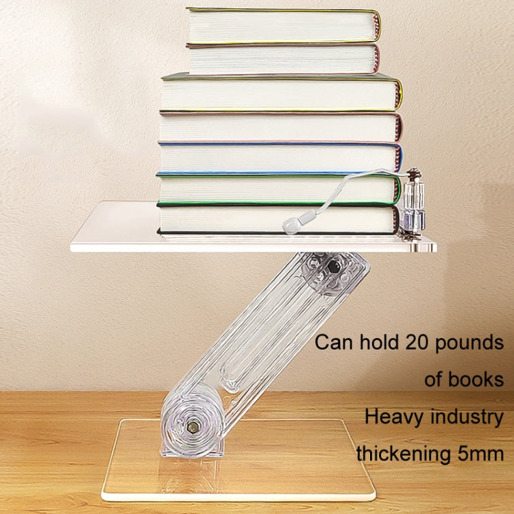 Student Desktop Reading Rack Transparent Acrylic Tablet Stand, Style: B Model - Desktop Holder by PMC TechLife | Online Shopping South Africa | PMC TechLife