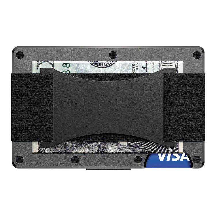 Credit Card Holder Wallets RFID Blocking Slim Metal Card Clip, Color: Real Carbon Fiber (Matte) - Antimagnetic RFID Package by PMC Jewellery | Online Shopping South Africa | PMC Jewellery | Buy Now Pay Later Mobicred