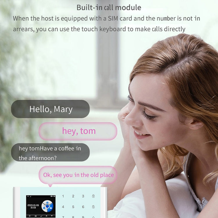 CS118   WIFI+GSM Tuya Smart Voice Alarm System Supports Amazon Alexa/ Google Assistant, Spec: Package 1 - Alarm System by PMC Jewellery | Online Shopping South Africa | PMC Jewellery