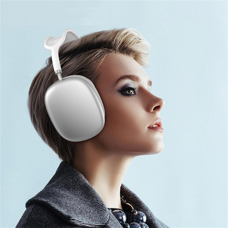 Wireless Bluetooth Headphones Noise Reduction Stereo Gaming Headset(Silver) - Headset & Headphone by PMC TechLife | Online Shopping South Africa | PMC TechLife
