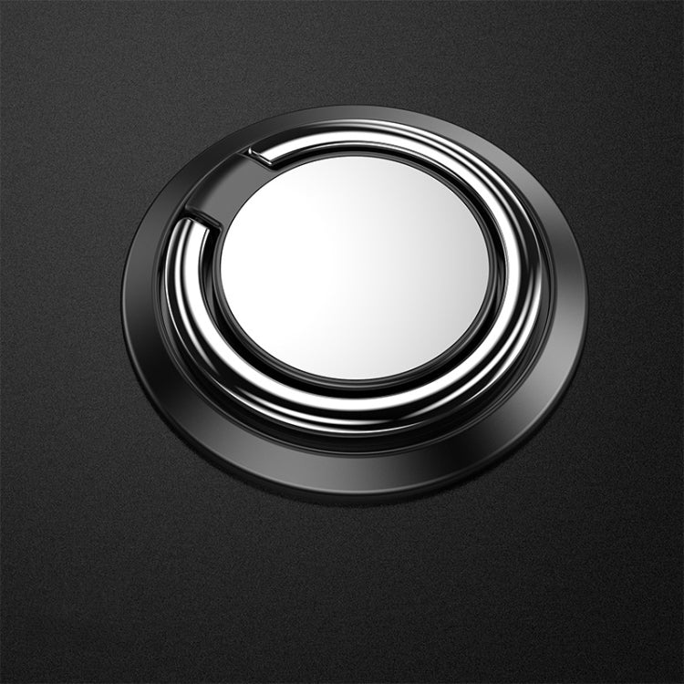5pcs Car Magnetic Metal Ring Buckle Mobile Phone Holder(Black) - Ring Holder by PMC TechLife | Online Shopping South Africa | PMC TechLife