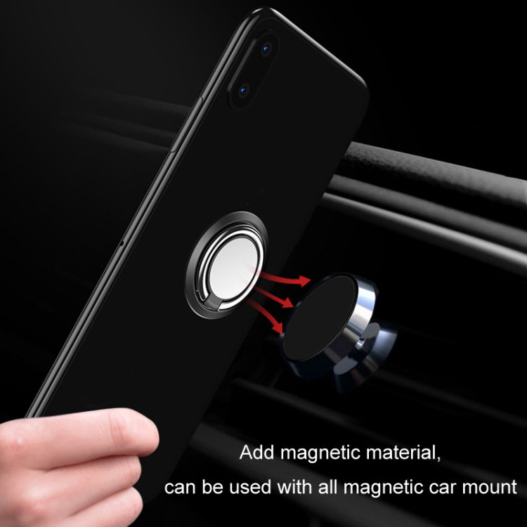 5pcs Car Magnetic Metal Ring Buckle Mobile Phone Holder(Black) - Ring Holder by PMC Jewellery | Online Shopping South Africa | PMC Jewellery