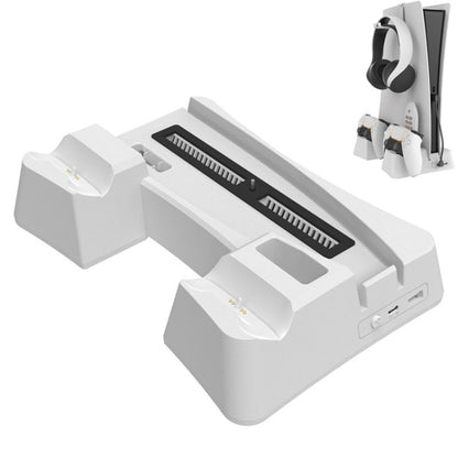 iplay HBP-351 For Sony PS5 Host Cooling Base Bracket Multifunctional Handle Charging Stand(White) - Charger & Power by iplay | Online Shopping South Africa | PMC Jewellery