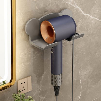 For Dyson Hair Dryer Wall-Mounted Holder Bathroom Shelf Storage Rack, Style: 3pcs Simple  Gray - Hair Dryers & Accessories by PMC Jewellery | Online Shopping South Africa | PMC Jewellery