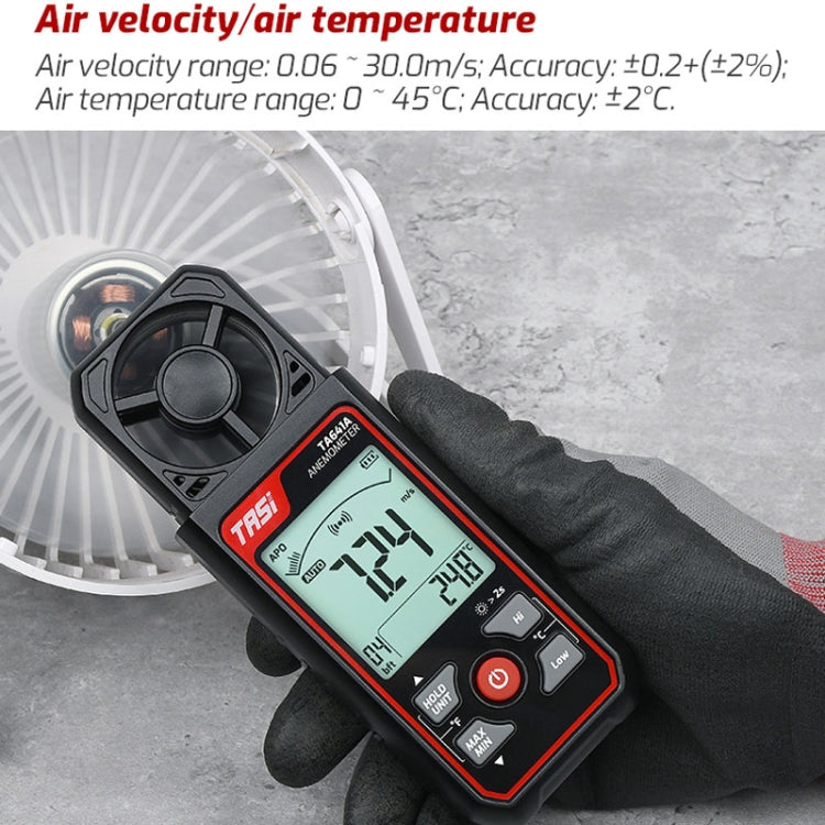 TASI TA641B High Precision Wind Speed Instrument Wind Volume Tester Handheld Wind Speed Meter - Tachometers & Anemometer by TASI | Online Shopping South Africa | PMC Jewellery | Buy Now Pay Later Mobicred