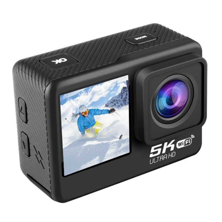 5K/30FPS WIFI HD Anti-Shake Remote Touch Dual-Screen IP68 Waterproof Sports Camera, Style: Camera+128G Card - Other Camera by PMC Jewellery | Online Shopping South Africa | PMC Jewellery