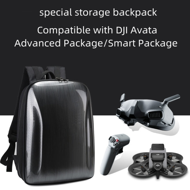 For DJI AVATA Storage Bag Hard Shell Waterproof Shoulder Bag Backpack(Black EVA Lining) - Case & Bags by PMC Jewellery | Online Shopping South Africa | PMC Jewellery