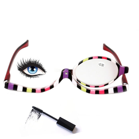 Makeup Presbyopic Glasses Multicolored Rotatable Magnifying Glass Single Piece Reading Glass, Degree: +150 - Presbyopic Glasses by PMC Jewellery | Online Shopping South Africa | PMC Jewellery