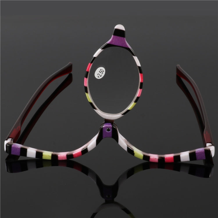 Makeup Presbyopic Glasses Multicolored Rotatable Magnifying Glass Single Piece Reading Glass, Degree: +400 - Presbyopic Glasses by PMC Jewellery | Online Shopping South Africa | PMC Jewellery