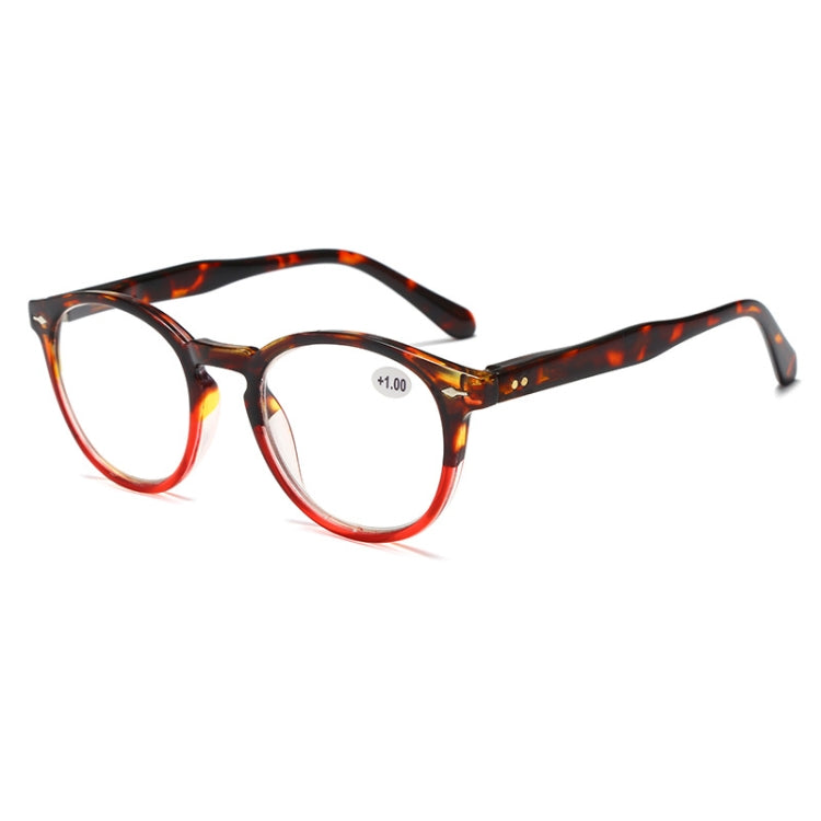 Retro Flexible Durable Portability HD Presbyopic Glasses +150(Red) - Presbyopic Glasses by PMC Jewellery | Online Shopping South Africa | PMC Jewellery