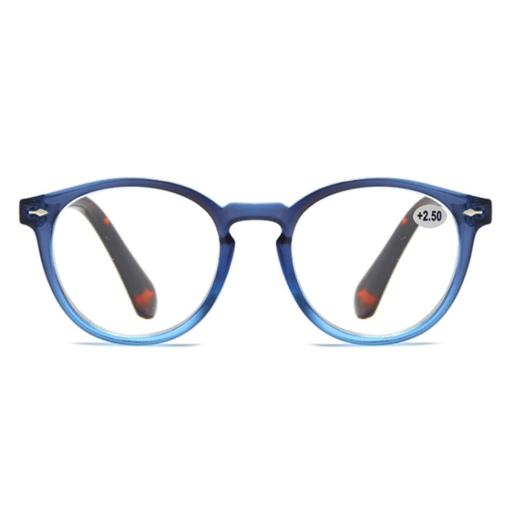 Retro Flexible Durable Portability HD Presbyopic Glasses +350(Graduate Blue) - Presbyopic Glasses by PMC Jewellery | Online Shopping South Africa | PMC Jewellery