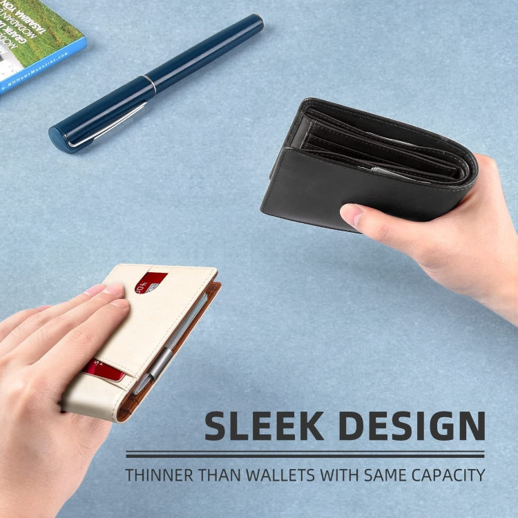 RFID Anti-Magnetic And Anti-Theft Leather Multi-Card Credit Card Wallet Coin Purse(Black) - Antimagnetic RFID Package by PMC Jewellery | Online Shopping South Africa | PMC Jewellery | Buy Now Pay Later Mobicred