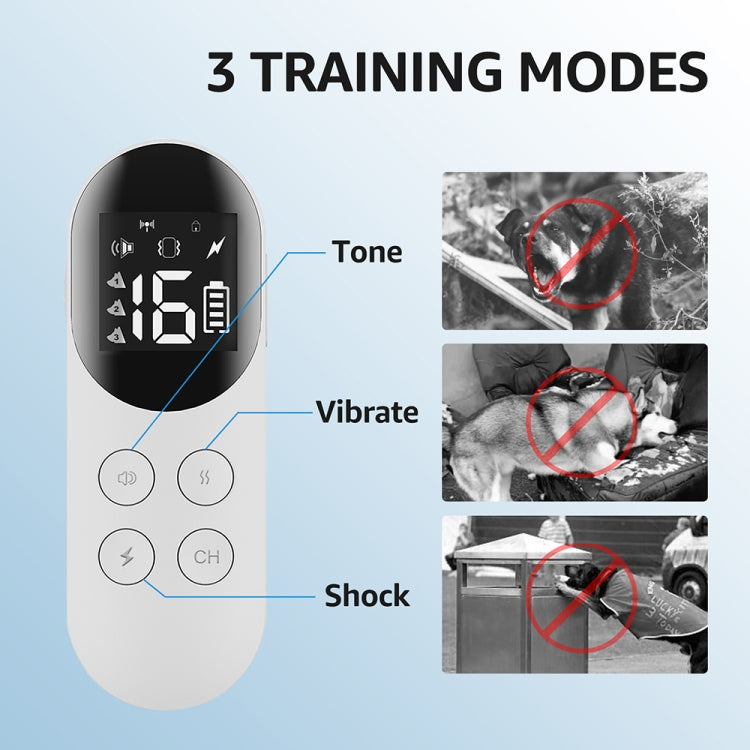 Smart Waterproof Shock Collar For Pets Remote Control Dog Training Device, Size: For-Two-Dog(Black) - free shipping - PMC TechLife - Order now!