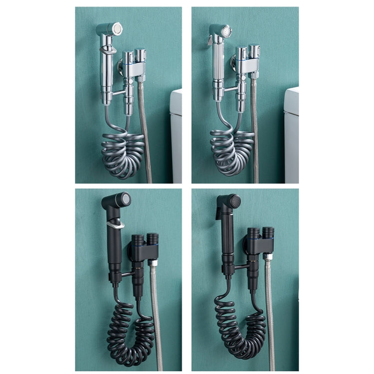 Toilet Mate Booster Flusher Toilet Cleaning Shower Set ?, Specification: Black Copper Model - Shower Head by PMC Jewellery | Online Shopping South Africa | PMC Jewellery