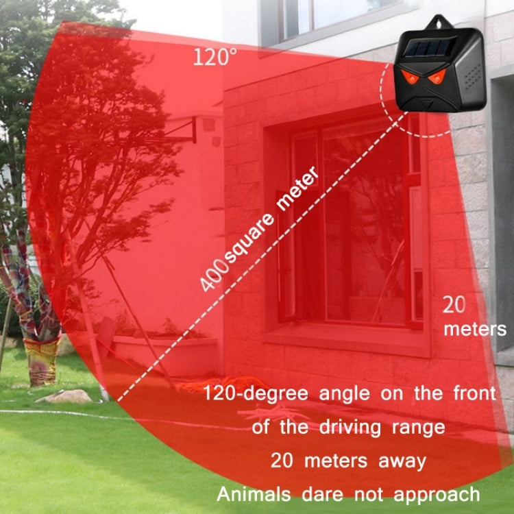 4pcs /Box Solar Animal Repeller Waterproof Animal Deterrent with Red LED Light - Outdoor Insect Repellent by PMC TechLife | Online Shopping South Africa | PMC TechLife | Buy Now Pay Later Mobicred