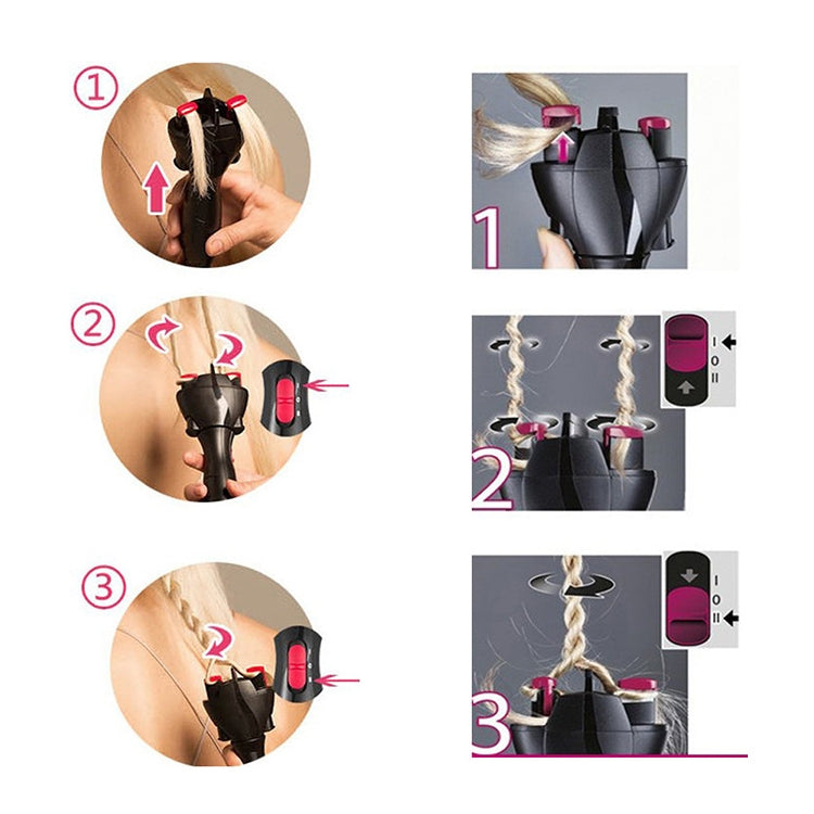 Professional Fast Styling Smart Electric Braid Machine Twist Curling Iron - Hair Curler by PMC TechLife | Online Shopping South Africa | PMC TechLife