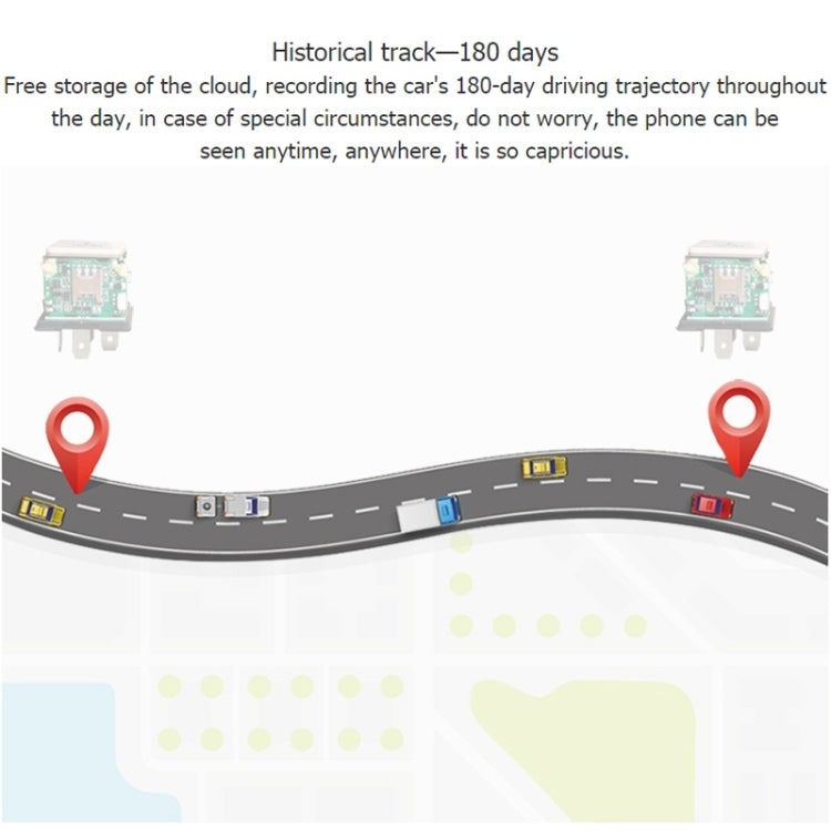 CJ720 Vehicle 5 Pin GPS Real Time Tracking Tracker Mini Anti-theft Device 2G - Car Tracker by PMC TechLife | Online Shopping South Africa | PMC TechLife