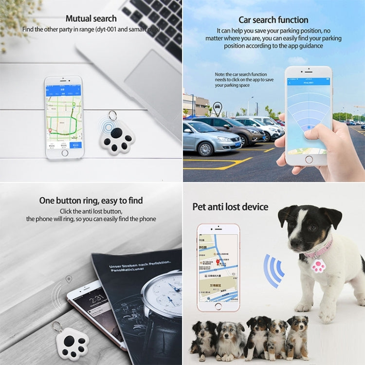 HYC09 Mini Pet Smart Wear GPS Pet Bluetooth Locator Tracker(White) - free shipping - PMC TechLife - Order now!