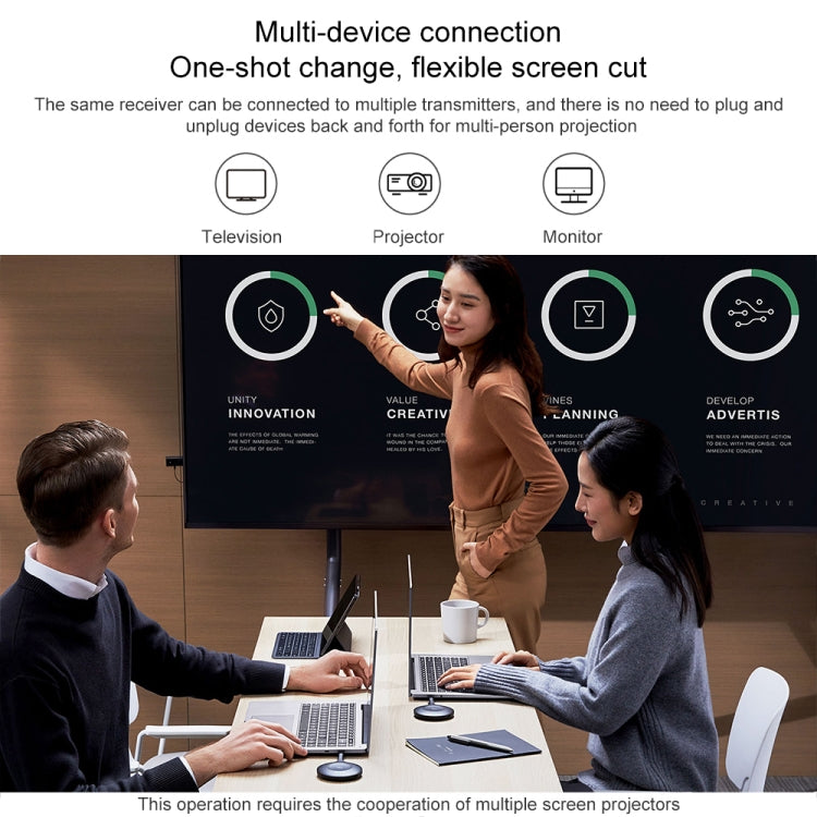 Original Xiaomi PaiPai 4K HD Wireless Screen Projector - Wireless Display Dongle by Xiaomi | Online Shopping South Africa | PMC Jewellery