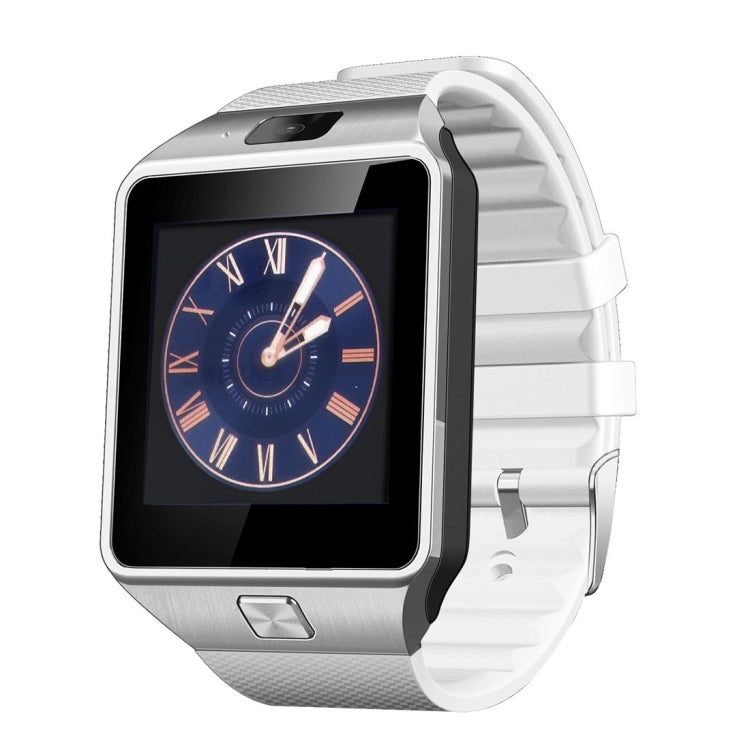 DZ09 1.56 inch Screen Bluetooth 3.0 Android 4.1 OS Above Smart Watch Phone with Bluetooth Call & Call Reminder & Sleep Monitor & Pedometer & Sedentary Reminder & Calendar & SMS & Audio and Video Player & Anti-loss Function(White) - Smart Watches by PMC Jewellery | Online Shopping South Africa | PMC Jewellery | Buy Now Pay Later Mobicred