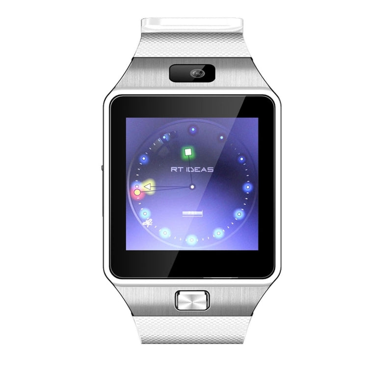 DZ09 1.56 inch Screen Bluetooth 3.0 Android 4.1 OS Above Smart Watch Phone with Bluetooth Call & Call Reminder & Sleep Monitor & Pedometer & Sedentary Reminder & Calendar & SMS & Audio and Video Player & Anti-loss Function(White) - Smart Watches by PMC Jewellery | Online Shopping South Africa | PMC Jewellery | Buy Now Pay Later Mobicred