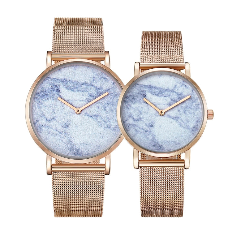 CAGARNY 6812 Round Dial Alloy Gold Case Fashion Couple Watch Men & Women Lover Quartz Watches with Stainless Steel Band - Couple Watches by CAGARNY | Online Shopping South Africa | PMC Jewellery | Buy Now Pay Later Mobicred