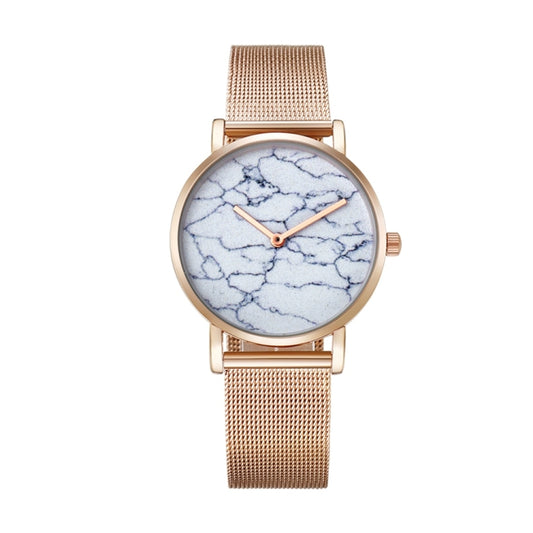 CAGARNY 6812 Round Dial Alloy Gold Case Fashion Women Watch Quartz Watches with Stainless Steel Band - Metal Strap Watches by CAGARNY | Online Shopping South Africa | PMC Jewellery | Buy Now Pay Later Mobicred