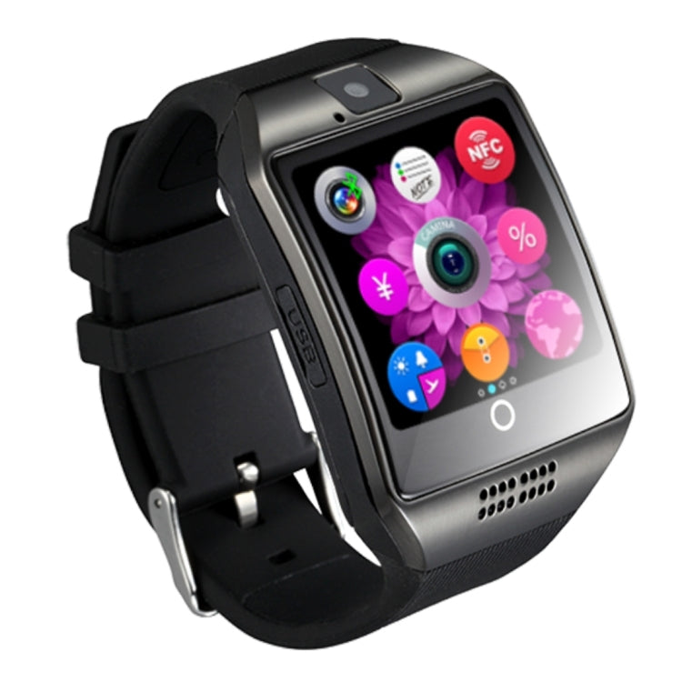 Q18 1.54 inch TFT Screen MTK6260A 360MHz Bluetooth 3.0 Smart Watch Phone, 128M + 64M Memory(Black) - Smart Watches by PMC Jewellery | Online Shopping South Africa | PMC Jewellery | Buy Now Pay Later Mobicred