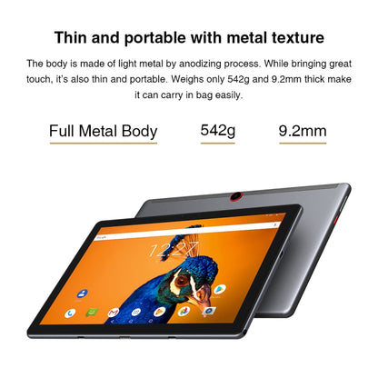 CHUWI Surpad 4G LTE Tablet PC, 10.1 inch, 4GB+128GB, with Keyboard, Android 10.0, Helio MT6771V Octa Core up to 2.0GHz, Support Dual SIM & OTG & Bluetooth & Dual Band WiFi, EU Plug (Black+Grey) - CHUWI by CHUWI | Online Shopping South Africa | PMC Jewellery | Buy Now Pay Later Mobicred