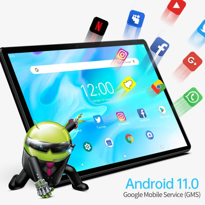 VASOUN M30 Tablet PC, 10.1 inch, 3GB+32GB, Android 11 RK3566 Quad Core CPU, Support Dual Band WiFi / Bluetooth, Global Version with Google Play, US Plug(Dark Gray) - 10.1 inch by VASOUN | Online Shopping South Africa | PMC Jewellery | Buy Now Pay Later Mobicred