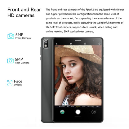 HEADWOLF Fpad2 4G LTE, 8 inch, 4GB+64GB, Android 12 Unisoc T310 Quad Core up to 2.0GHz, Support Dual SIM & WiFi & Bluetooth, Global Version with Google Play, US Plug (Blue) - Other by HEADWOLF | Online Shopping South Africa | PMC Jewellery