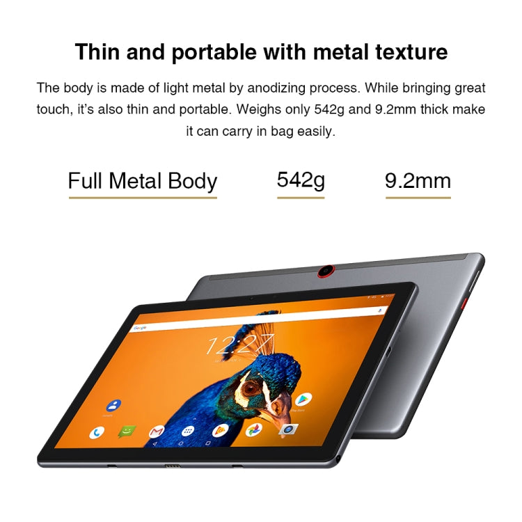 CHUWI Surpad 4G LTE Tablet PC, 10.1 inch, 4GB+128GB, Android 10.0, Helio MT6771V Octa Core up to 2.0GHz, Support Dual SIM & OTG & Bluetooth & Dual Band WiFi, EU Plug (Black+Grey) - CHUWI by CHUWI | Online Shopping South Africa | PMC Jewellery | Buy Now Pay Later Mobicred