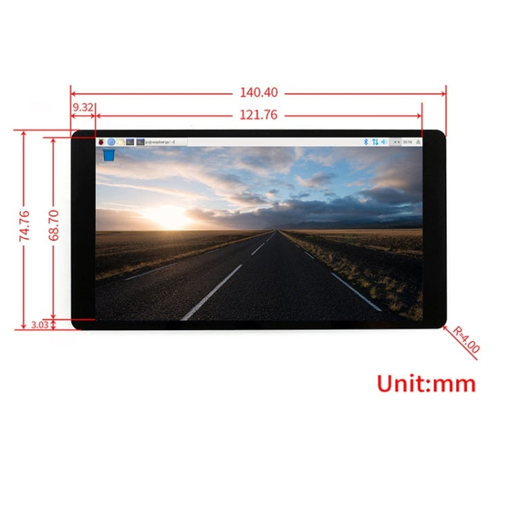 Waveshare 5.5 inch 1080x1920 Capacitive Touch Screen AMOLED with Toughened Glass Cover, HDMI interface, Supports Multi Systems - free shipping - PMC TechLife - Order now!