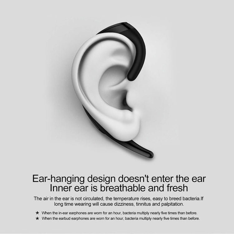 OVEVO Ear-hanging Business Style Wireless Bluetooth Earphone Headset - Bluetooth Earphone by OVEVO | Online Shopping South Africa | PMC TechLife
