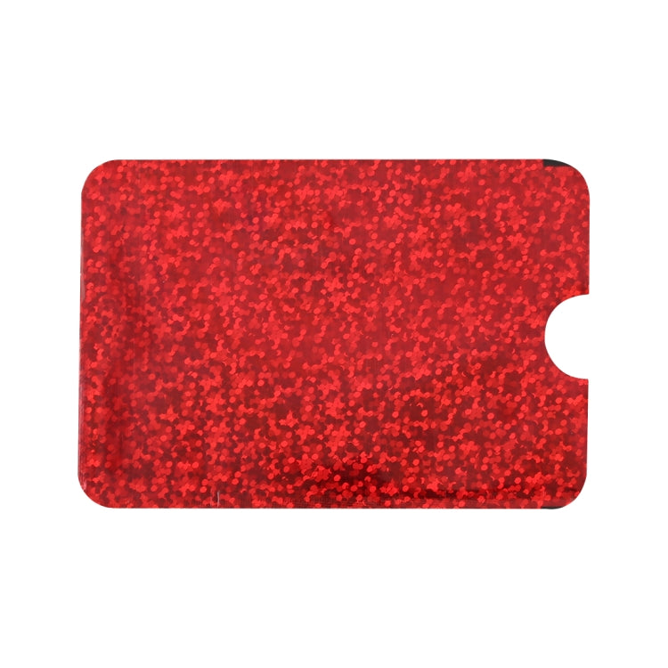 100pcs Aluminum Foil RFID Blocking Credit Card ID Bank Card Case Card Holder Cover, Size: 9 x 6.3cm (Red) - Antimagnetic RFID Package by PMC Jewellery | Online Shopping South Africa | PMC Jewellery | Buy Now Pay Later Mobicred